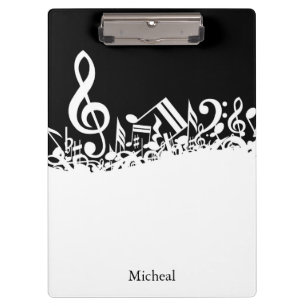 Pranchetas Notas musicais customizáveis