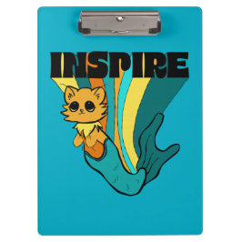 Pranchetas Notebook Cat Mermaid ASL Inspire Spiral