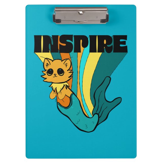 Pranchetas Notebook Cat Mermaid ASL Inspire Spiral (Frente)