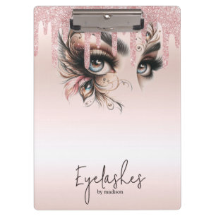 Pranchetas Notebook com brilho EyeLashes