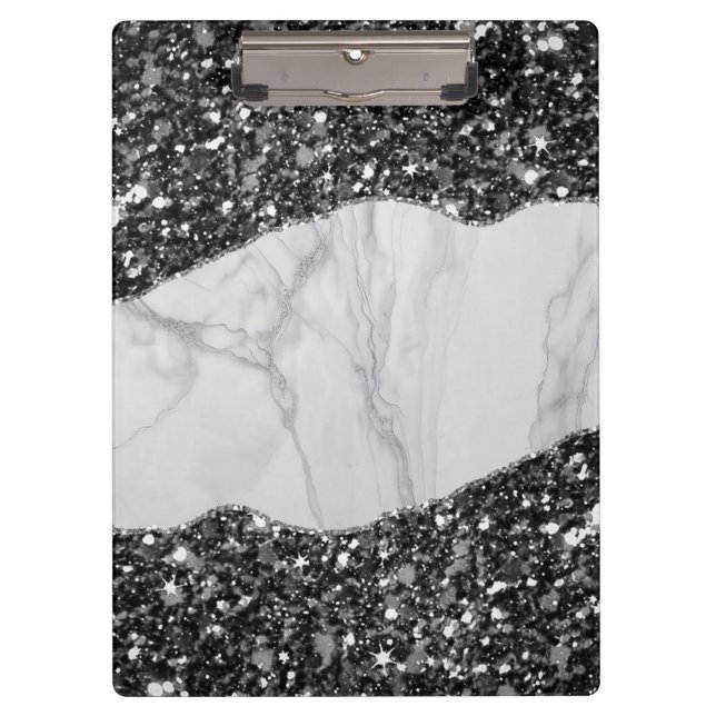 Pranchetas Notebook Marble Glitter Spiral (Frente)