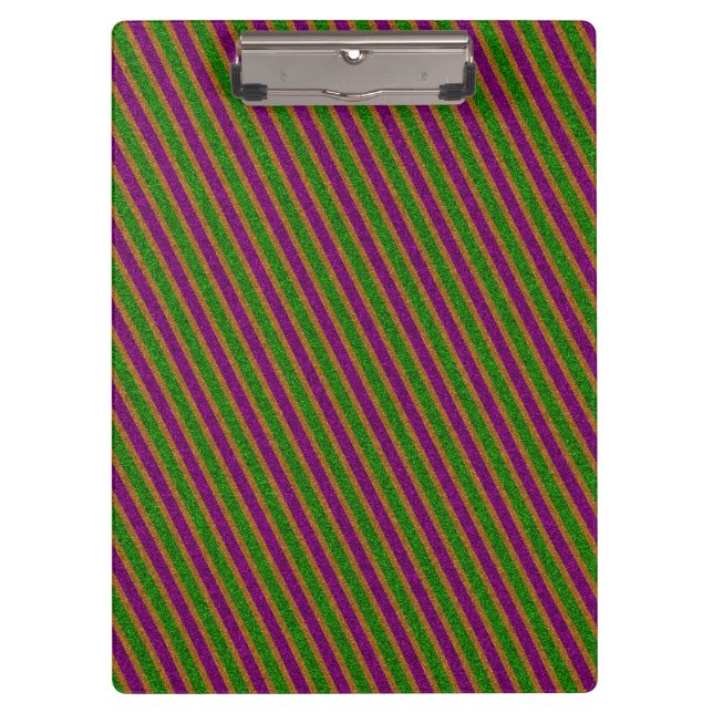 Pranchetas Nova Orleans Stripe Glitter (Frente)