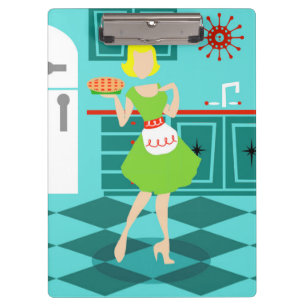 Pranchetas O conselho de grampo retro da cozinha