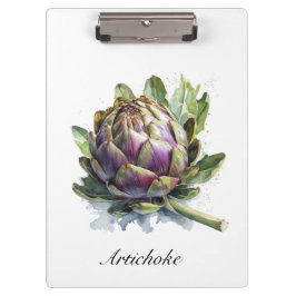 Pranchetas O Coração do Jardim: Artichoke em Aquarela