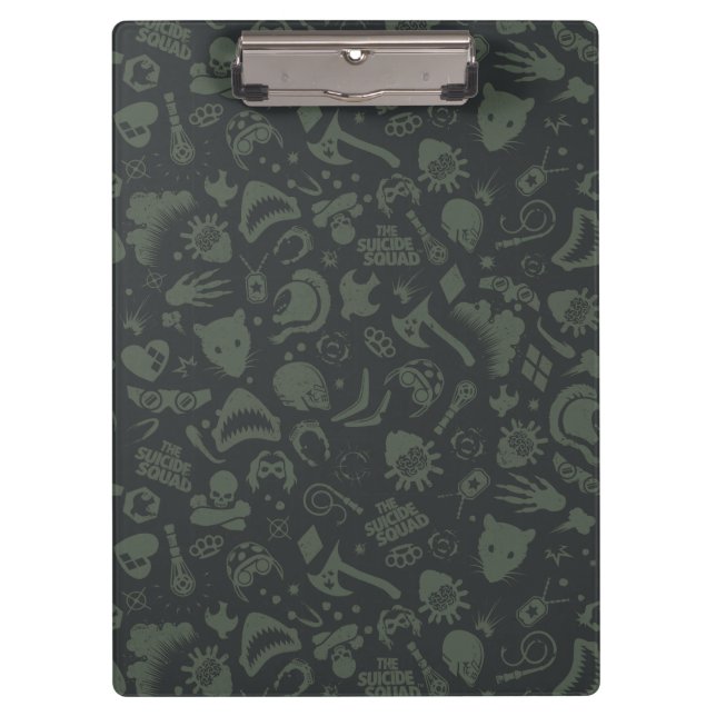 Pranchetas O Esquadrão Suicida | Padrão de Ícone de Caractere (Frente)