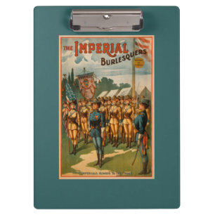 Pranchetas O jogo fêmea imperial dos soldados de Burlesquers