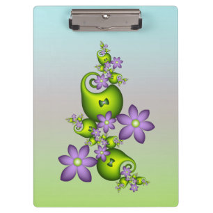 Pranchetas O Lilac floral da fantasia floresce o Fractal