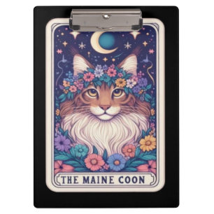 Pranchetas O Maine Coon Tarot Cat – Felino Místico