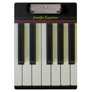 Pranchetas O piano fecha o nome customizável