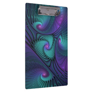 Pranchetas O roxo encontra a arte abstrata moderna do Fractal