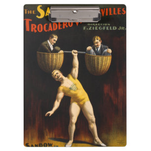 Pranchetas O Sandow Eugen Sandow Levantador de Peso de Vaudev