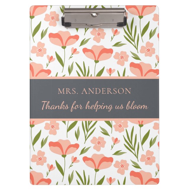 Pranchetas Obrigados Para Nos Ajudar Na Área De Transferência (Frente)