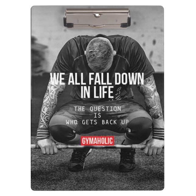 Pranchetas Obter Backup - Motivação do Workout (Frente)