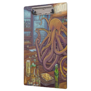 Pranchetas Octopus Bartender