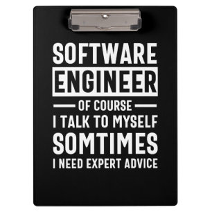 Pranchetas Oferta engraçada de Engenheiro de software de prog