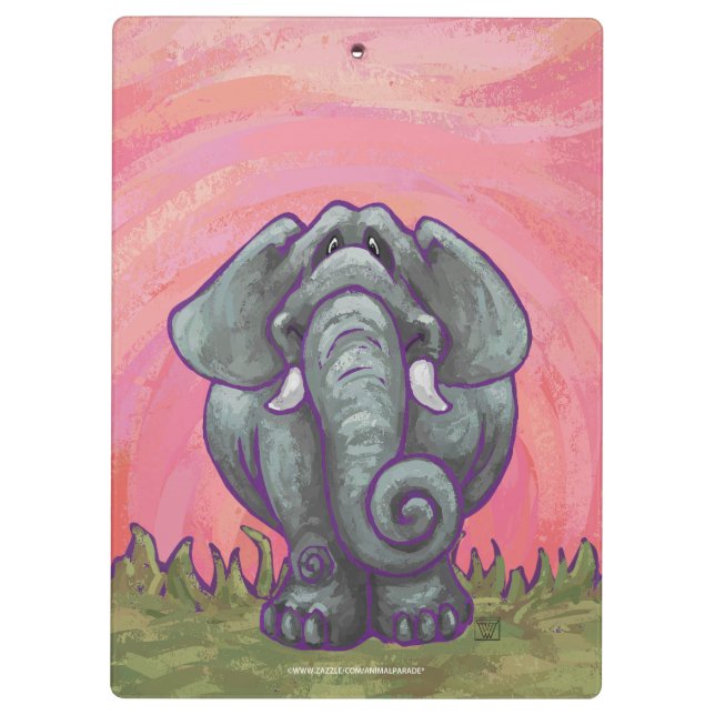 Pranchetas Ofertas e acessórios de elefante (Verso)