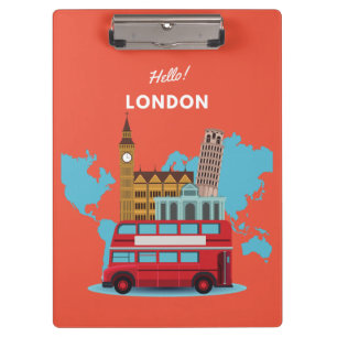 Pranchetas Olá Londres