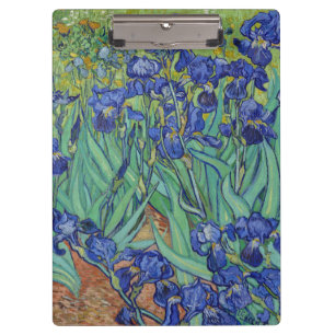 Pranchetas Óleo Floral de Íris Azuis Famosas de Van Gogh