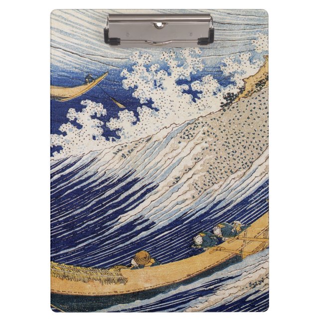 Pranchetas Ondas do Oceano de Hokusai Barcos no Mar (Frente)