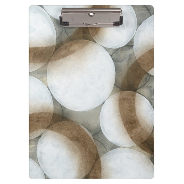 Pranchetas Orbos brancos e Círculos castanhos (Frente)