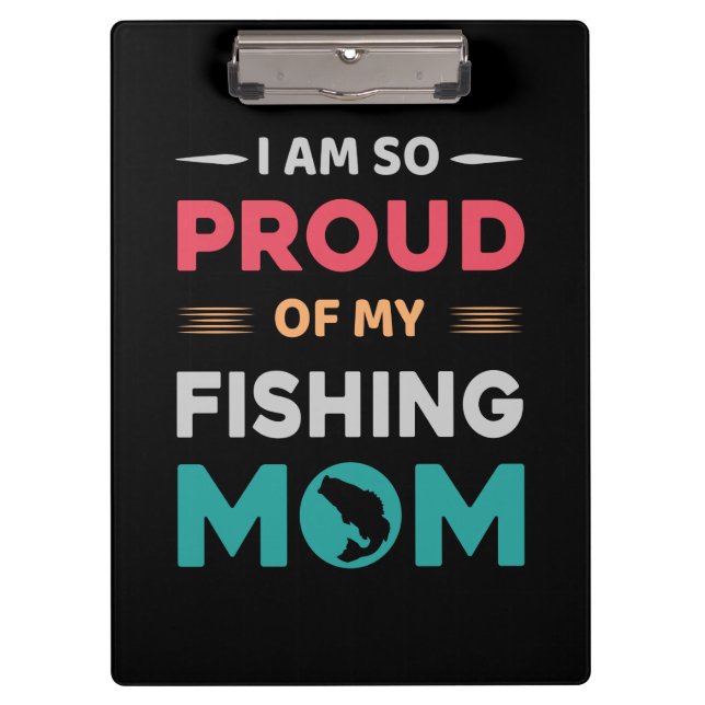 Pranchetas Orgulho Da Minha Mãe De Pesca (Frente)