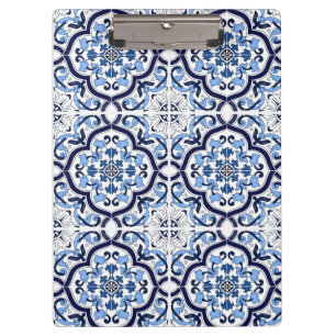 Pranchetas  Ornamentado Azul Floral Mediterrâneo Azulejo Sici