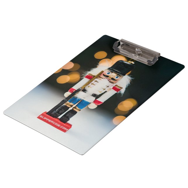 Pranchetas Ornamento de figurino do craqueador de NatalJoe nu (Inclinado)