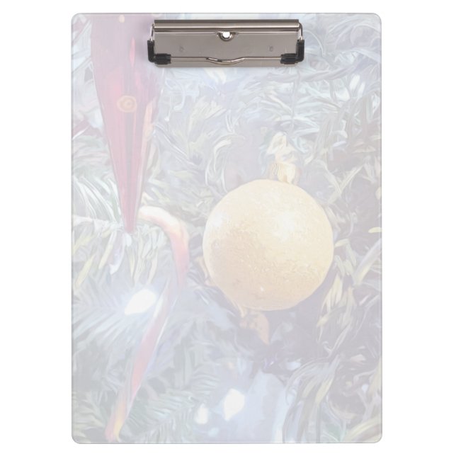 Pranchetas Ornamentos de férias de inverno (Frente)