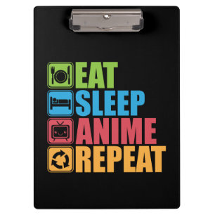 Pranchetas Otaku - Coma, Dorme, Anime, Repita - Manga, Engraç
