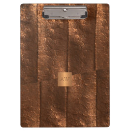 Pranchetas Ouro metálico de cobre, monograma exclusivo de lux