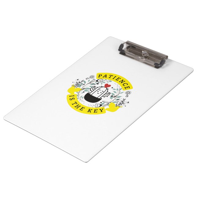 Pranchetas Paciência é o Design de múltiplos lados em branco (Inclinado)