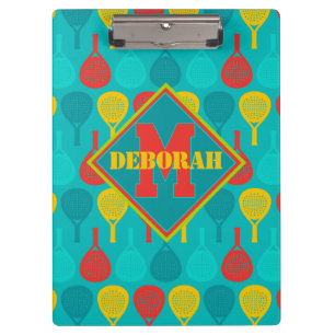 Pranchetas Padel Smash Notes com monograma