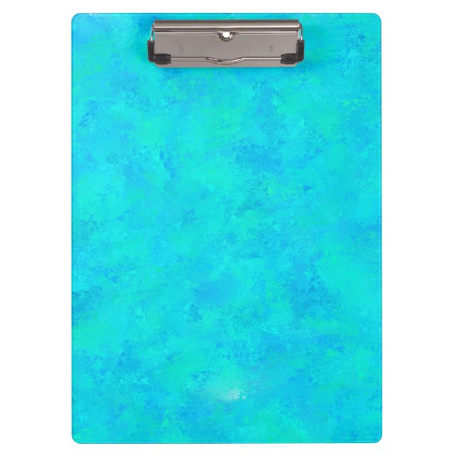 Pranchetas Padrão Abstrato Azul Turquesa (Frente)