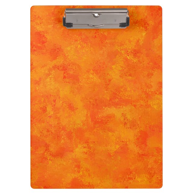 Pranchetas Padrão Abstrato Laranja (Frente)