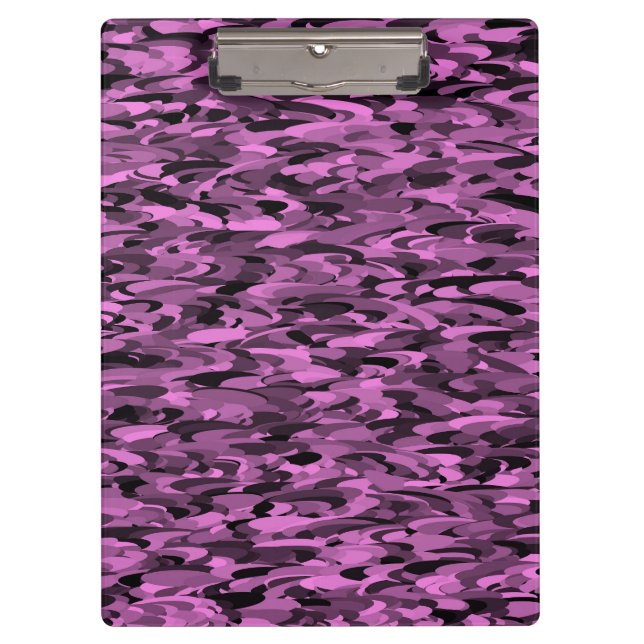 Pranchetas Padrão Abstrato Roxo Preto (Frente)