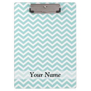 Pranchetas Padrão aqua chevron