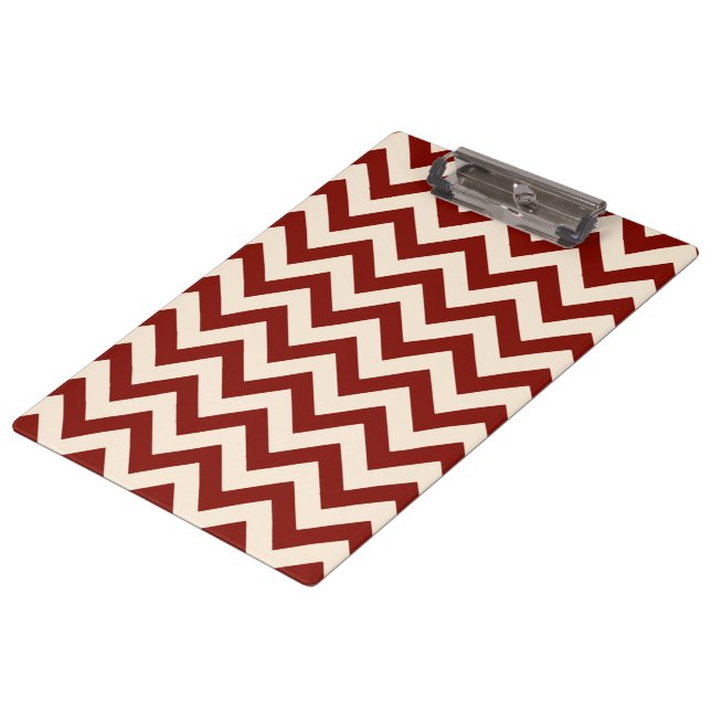 Pranchetas Padrão Chevron Vermelho de Celeiro (Inclinado)