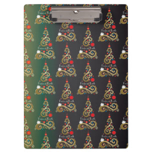 Pranchetas Padrão da árvore de Natal de madre verde de Nata