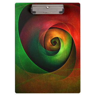 Pranchetas Padrão de Abstrato de Arte Vermelha Verde Floral M