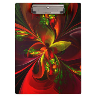Pranchetas Padrão de Abstrato Floral Verde Moderno #05