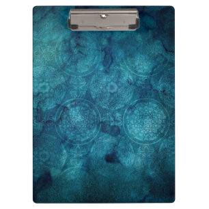 Pranchetas Padrão de Aquarela da Turquesa Elegante Mandala