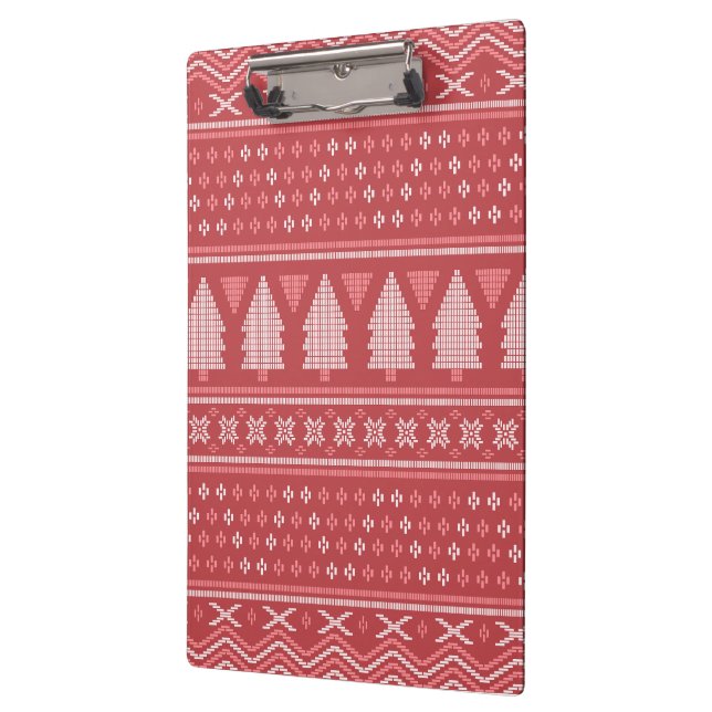 Pranchetas Padrão de Árvore de Natal Blocky Moderno (Esquerda)