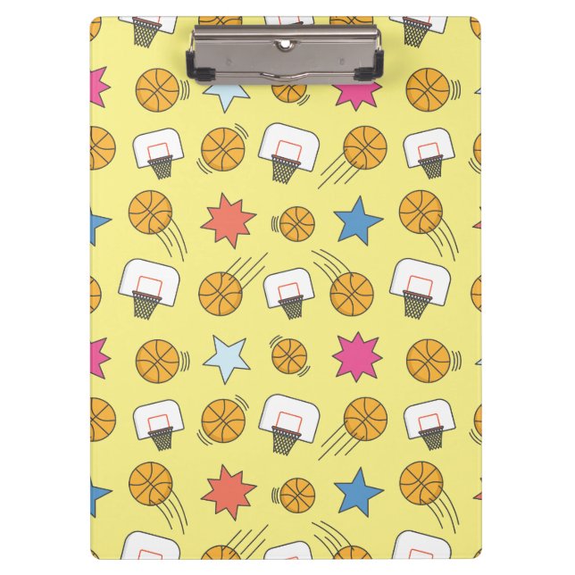 Pranchetas Padrão de basquetebol divertido (Frente)