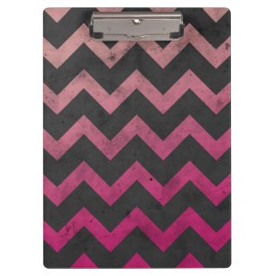Pranchetas Padrão de chevron magenta rosa vermelho ombre cinz