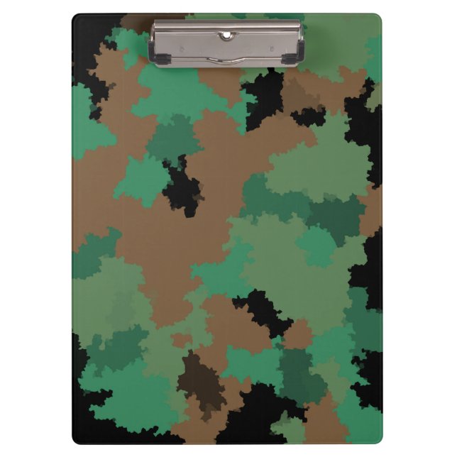 Pranchetas Padrão de design de camuflagem da selva do Exércit (Frente)