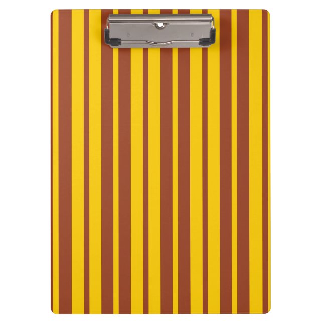 Pranchetas Padrão de Design de Listras Elegantes Amarelo Marr (Frente)