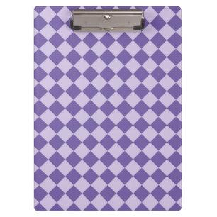 Pranchetas Padrão de Diamante do Verificador Roxo