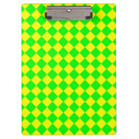 Padrão de Diamante do Verificador Verde Amarelo