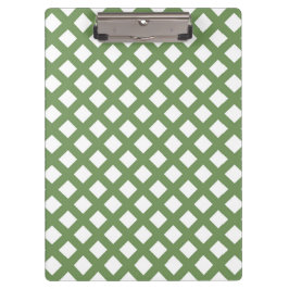 Pranchetas Padrão de Diamante Xadrez Verde Branco