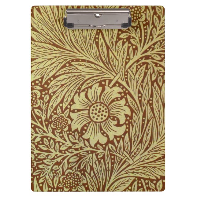 Pranchetas Padrão de Flor Antiga Marigold de William Morris (Frente)